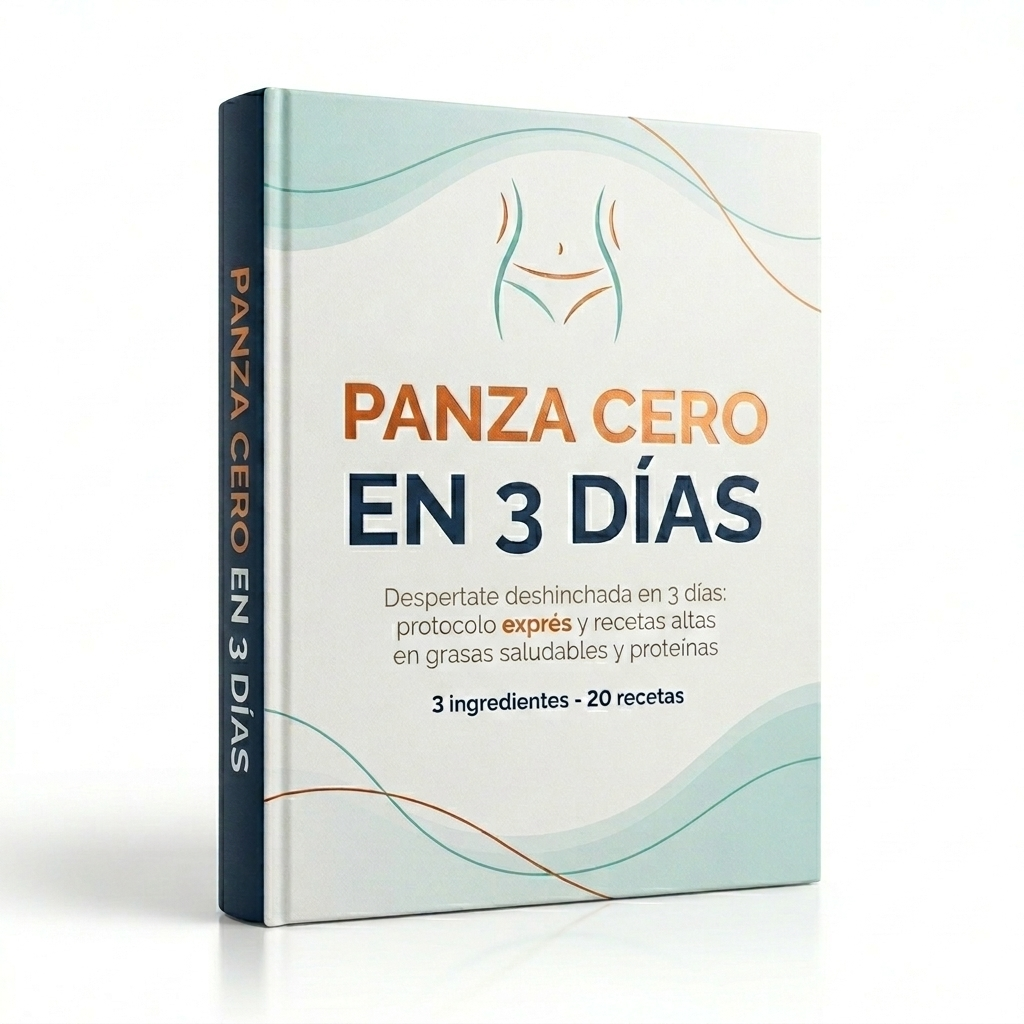 Panza CERO en 3 días + 3 bonos de REGALO - Envío inmediato por mail